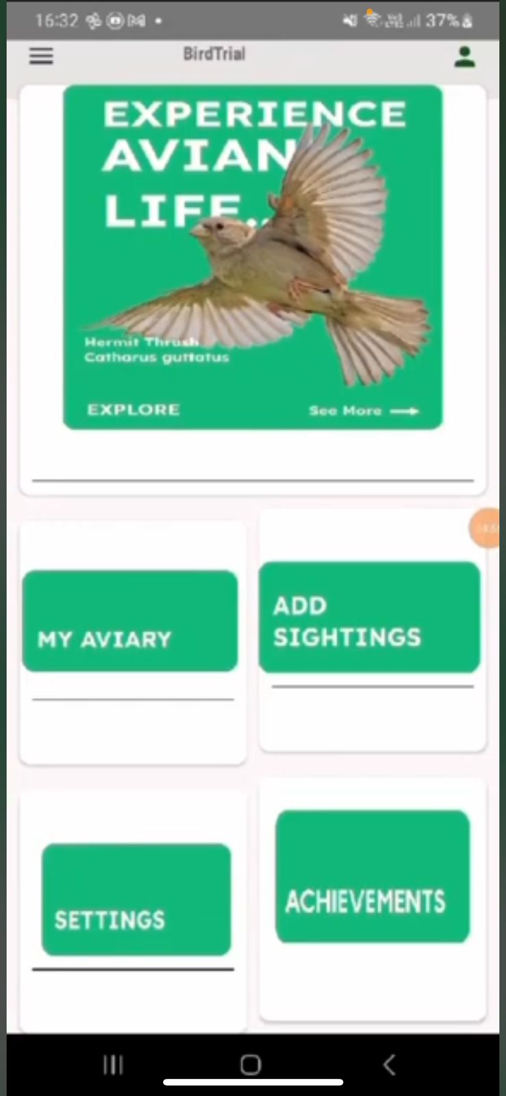 BirdTrail Android App